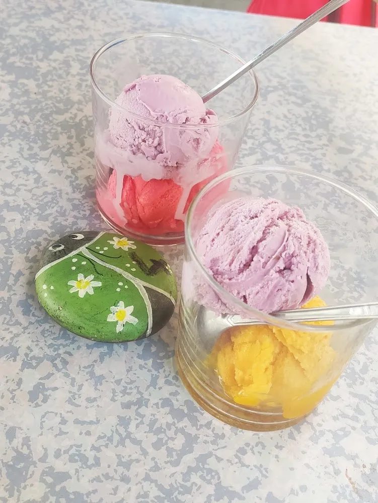 Glaces Violette Coquelicots